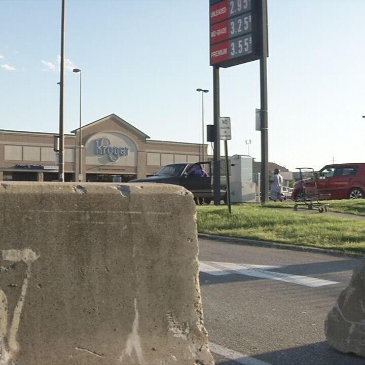 West Louisville Kroger closed-Derby weekend-barriers.jpeg